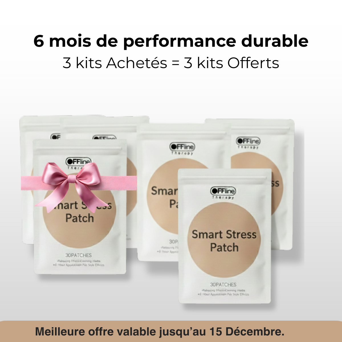 Kit 30 Patchs Intelligents Stress & Sommeil