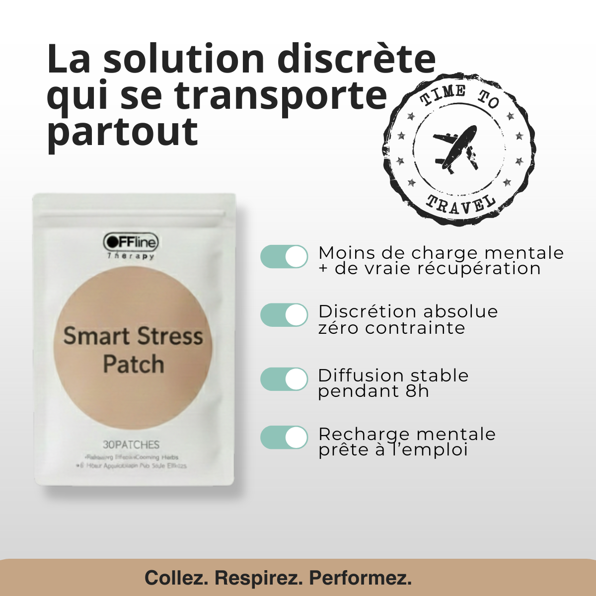 Kit 30 Patchs Intelligents Stress & Sommeil